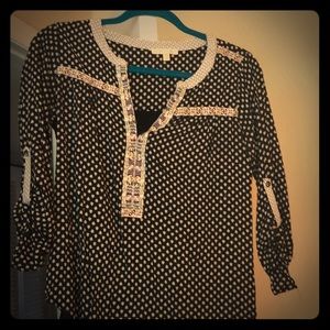 brecken mixed material top